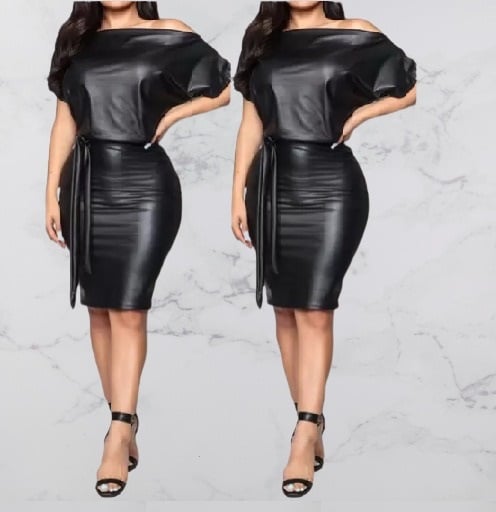 Faux Bodycon Dress