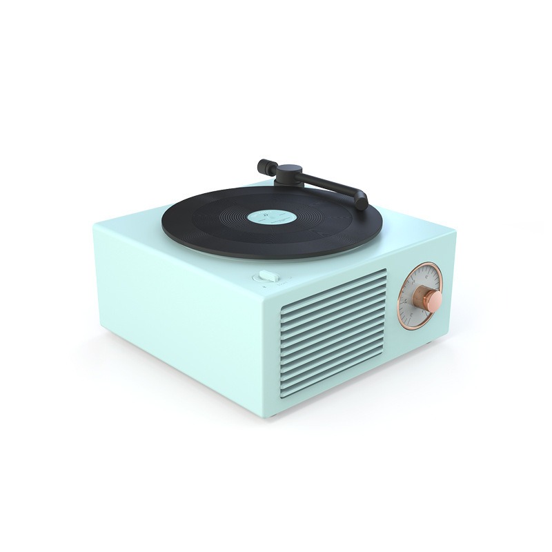 Mini Retro Phonograph Bluetooth Speaker – Portable Wireless Vintage Speaker