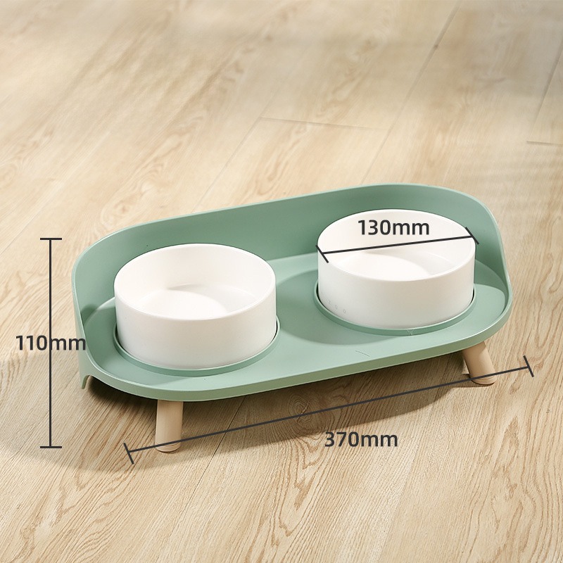Tilted Elevated Pet Bowl – Double Food & Water Bowls for Cats & Dogs - Image 6