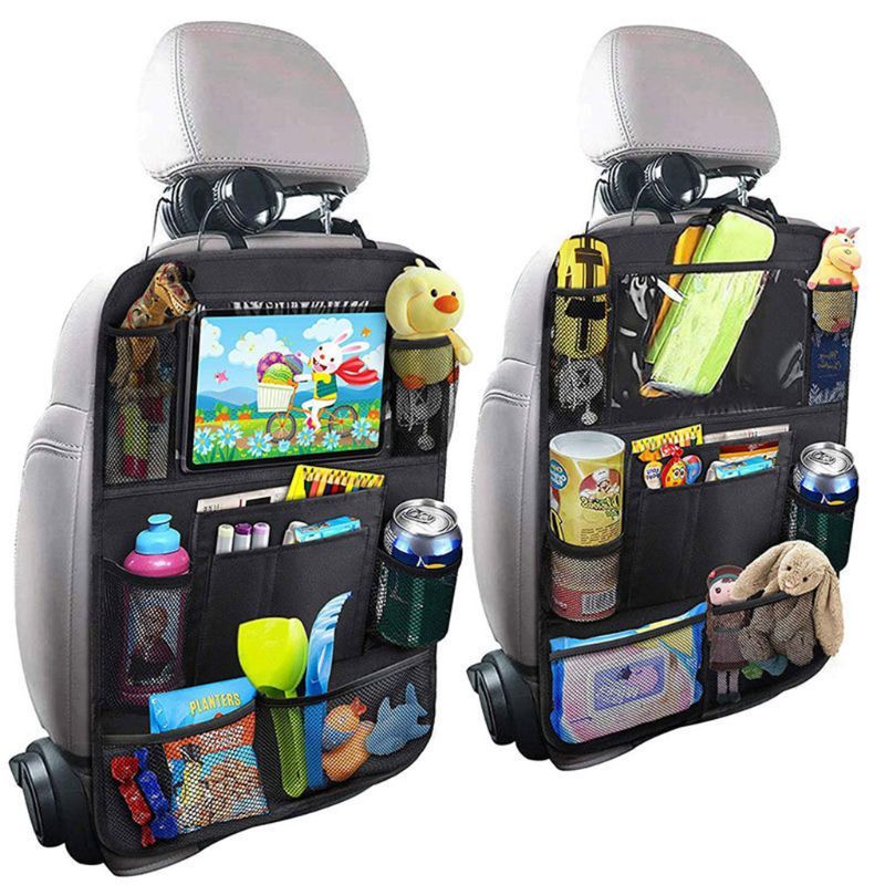 Car Seat Back Storage Bag – Multi-Pocket Organizer for Car Accessories