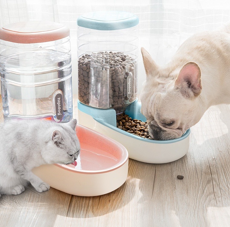 Automatic Pet Feeder & Water Fountain – Smart Dog & Cat Feeding Station