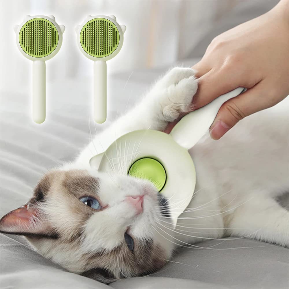 Self-Cleaning Pet Grooming Brush – Cat & Dog Hair Remover with Massage - Image 7