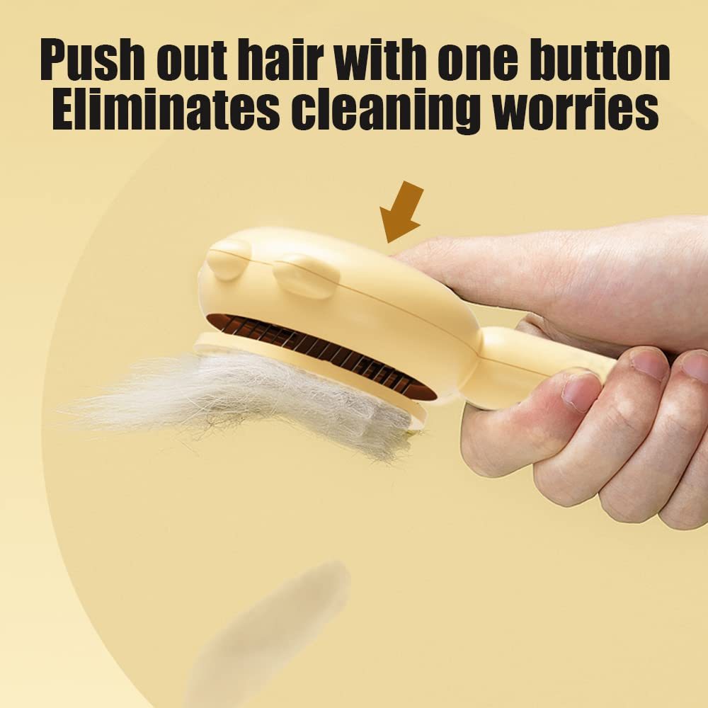 Self-Cleaning Pet Grooming Brush – Cat & Dog Hair Remover with Massage - Image 10