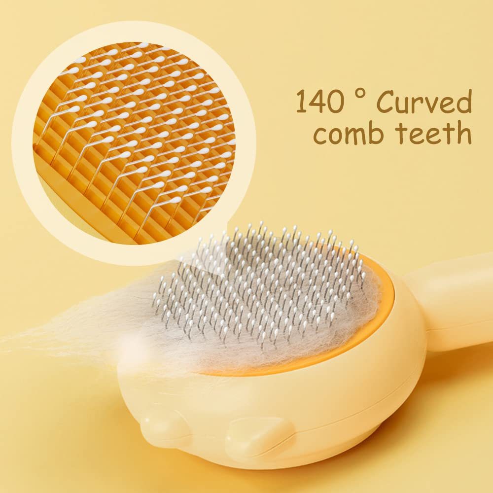 Self-Cleaning Pet Grooming Brush – Cat & Dog Hair Remover with Massage - Image 8