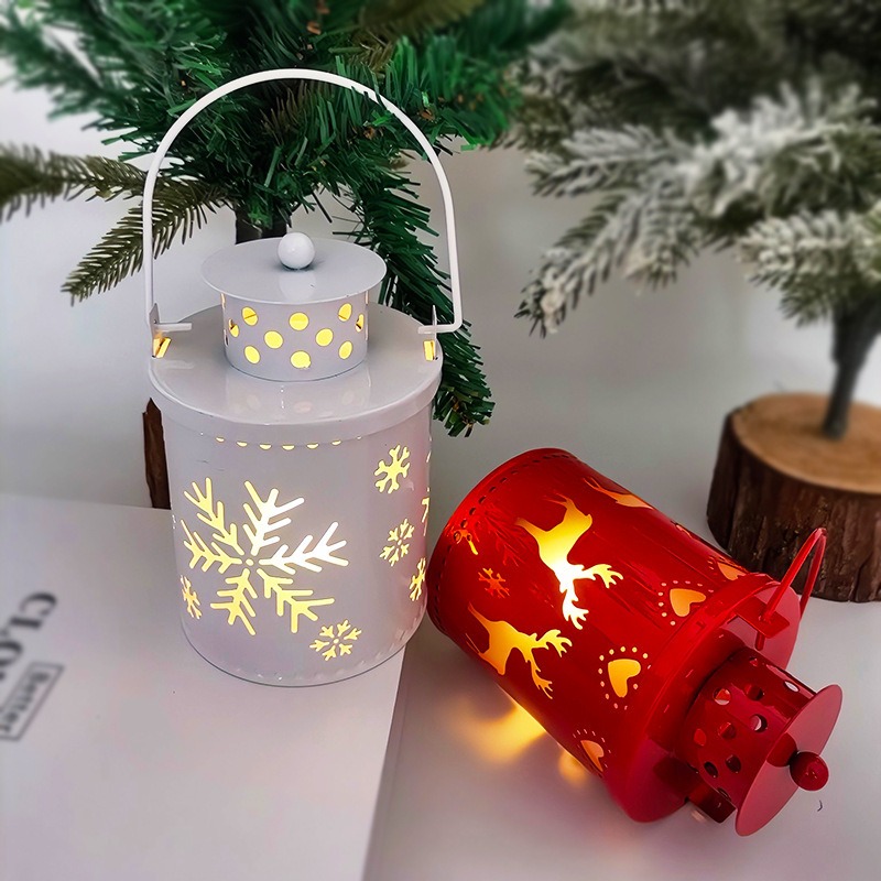 LED Christmas Candle Lanterns – Nordic Style Holiday Decorative Lights - Image 8
