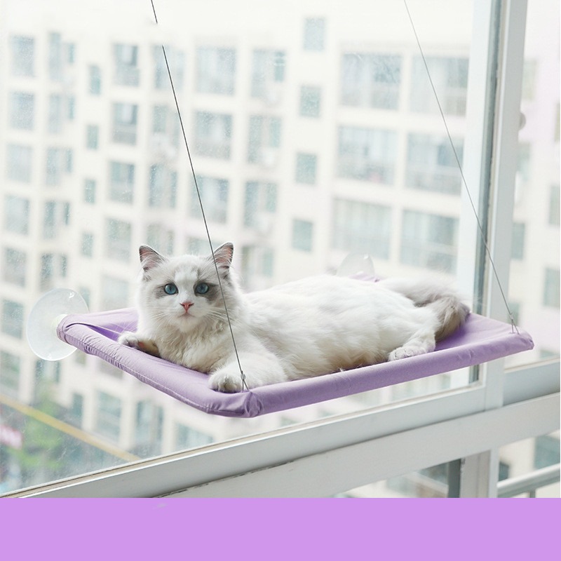 Cat Window Hammock – Suction Cup Wall-Mounted Pet Bed