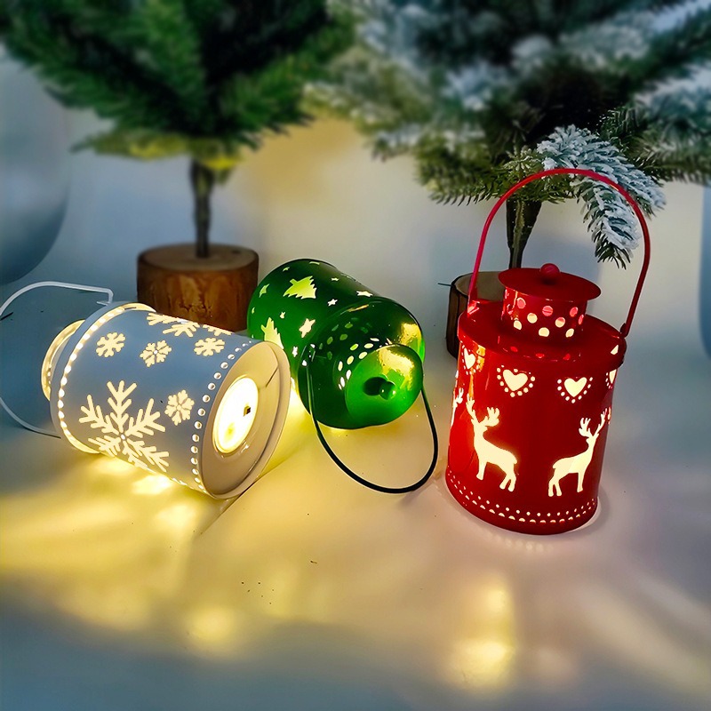 LED Christmas Candle Lanterns – Nordic Style Holiday Decorative Lights - Image 7