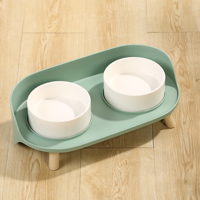 Tilted Elevated Pet Bowl – Double Food & Water Bowls for Cats & Dogs - Image 7