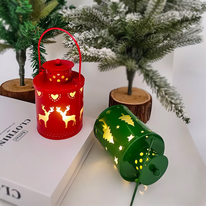 LED Christmas Candle Lanterns – Nordic Style Holiday Decorative Lights - Image 2