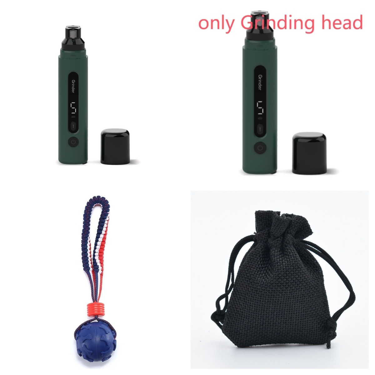 Rechargeable Electric Dog Nail Grinder – Quiet 5-Speed Pet Nail Trimmer - Image 3