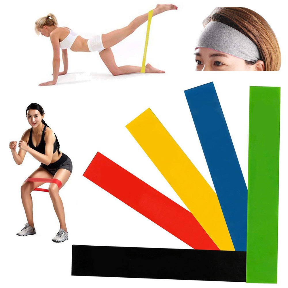 5-Level Resistance Bands – Elastic Yoga & Workout Training Bands - Image 2