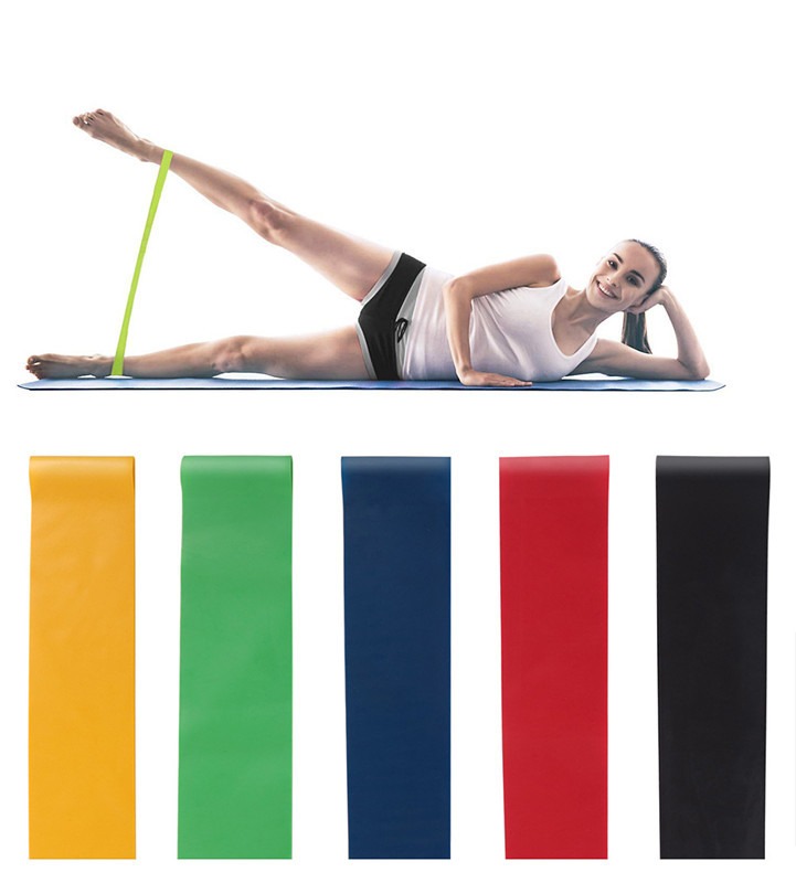 5-Level Resistance Bands – Elastic Yoga & Workout Training Bands