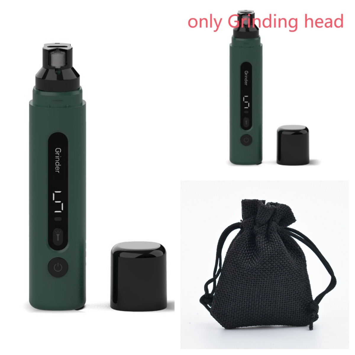 Rechargeable Electric Dog Nail Grinder – Quiet 5-Speed Pet Nail Trimmer - Image 6
