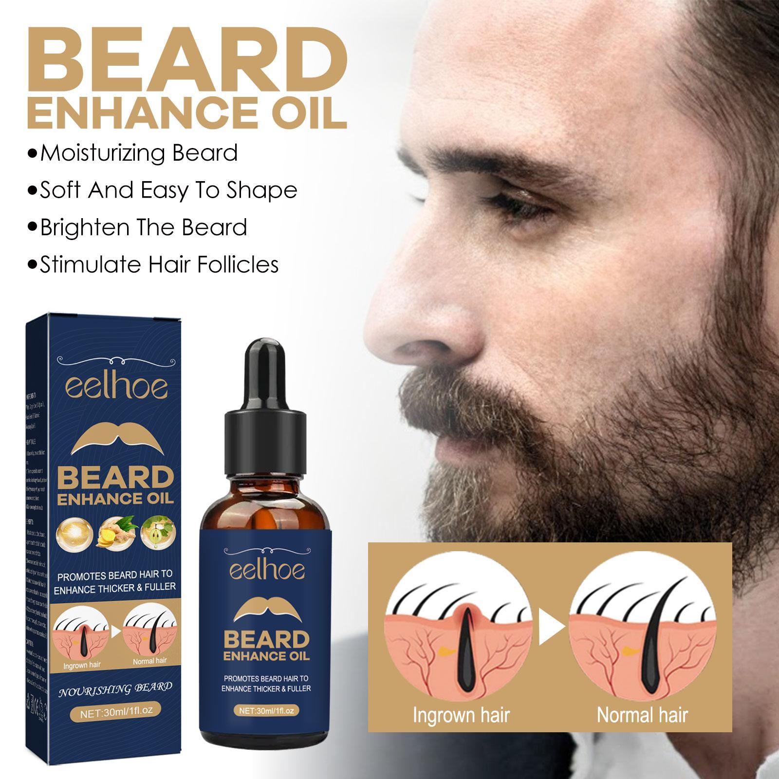 EELHOE Beard Care Oil – Nourishing & Moisturizing Beard Growth Serum for Men