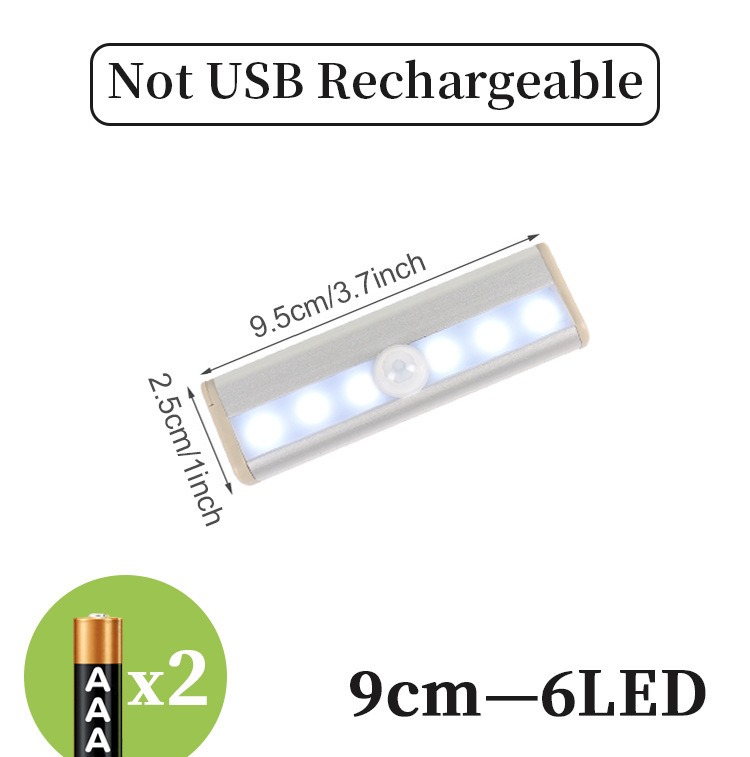 LED Sensor Light Bar – Motion Activated Wireless Under Cabinet Light - Image 10