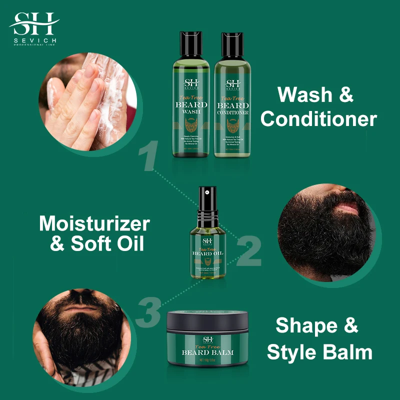 Complete Men's Beard Growth Kit | Nourishing Oil & Anti-Hair Loss Shampoo - Image 6
