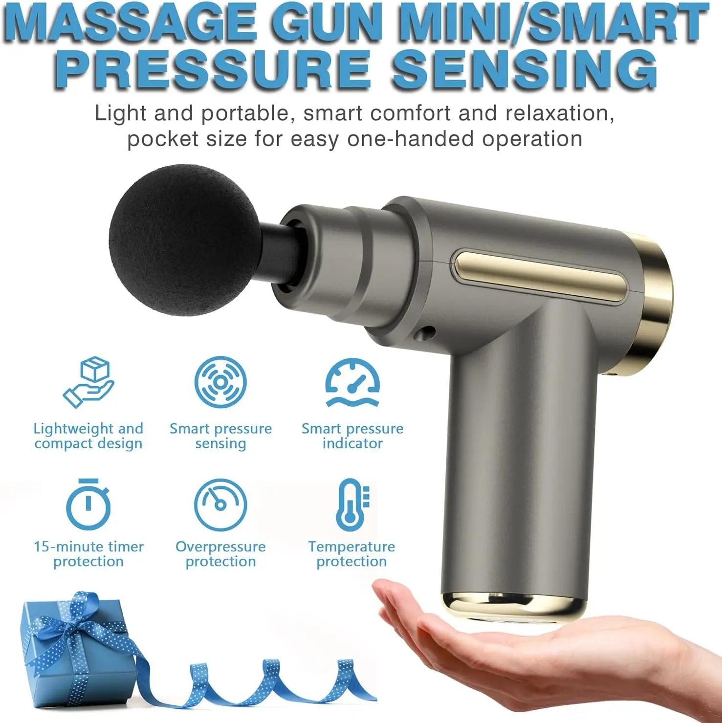 Ultra-Compact Electric Percussion Massage Gun | Deep Tissue Muscle Relief - Image 2