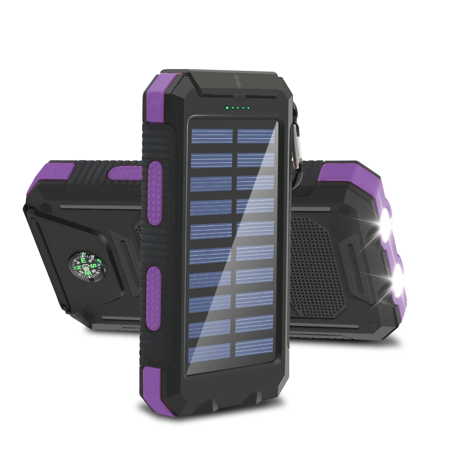 20000mAh Solar Power Bank | Portable Fast Charging & Built-in LED Light - Image 12