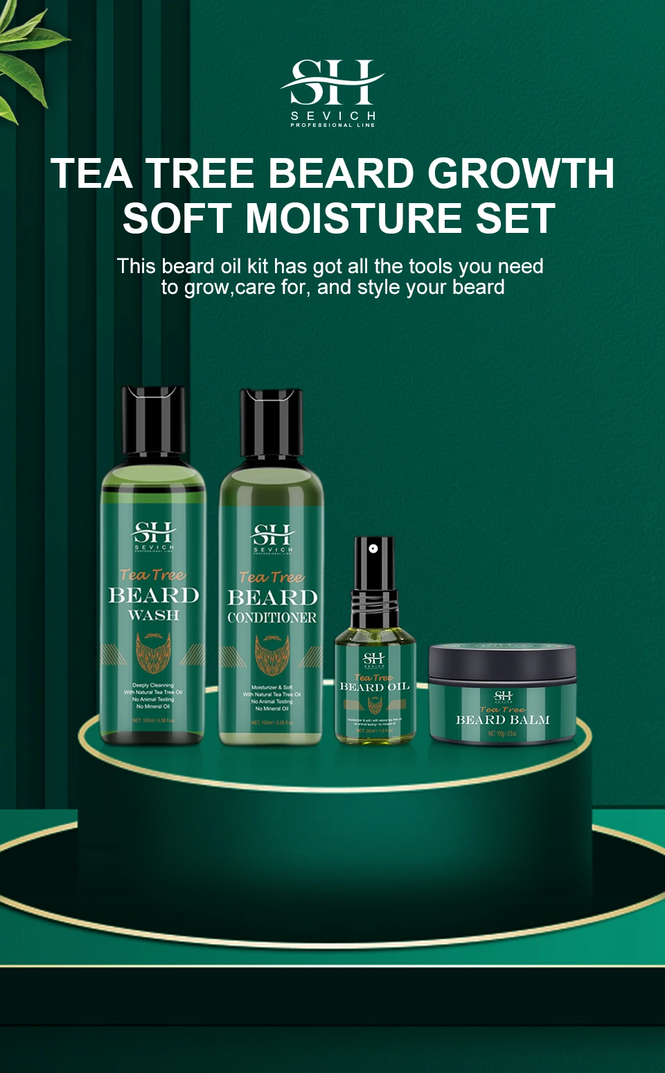 Complete Men's Beard Growth Kit | Nourishing Oil & Anti-Hair Loss Shampoo - Image 15
