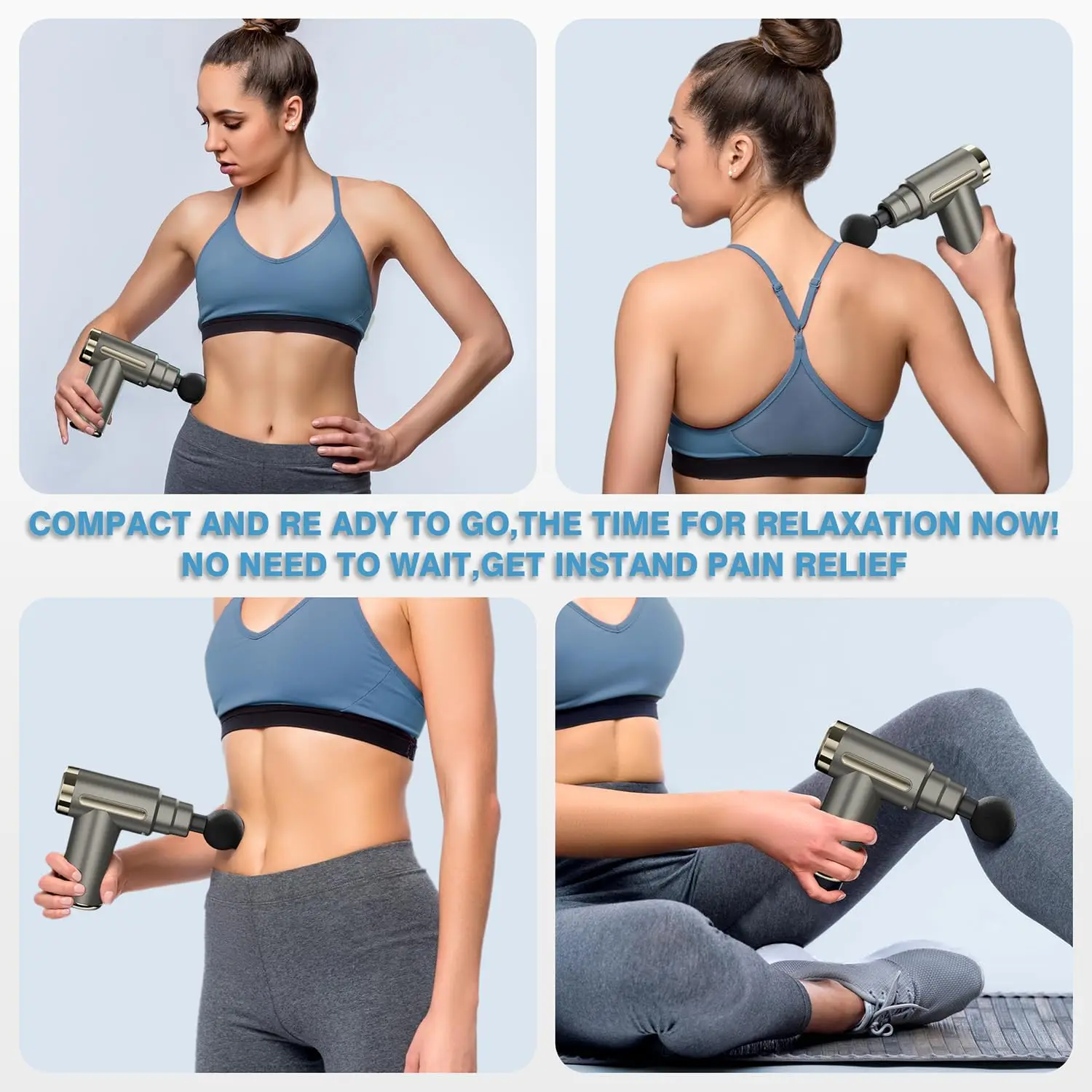 Ultra-Compact Electric Percussion Massage Gun | Deep Tissue Muscle Relief - Image 8