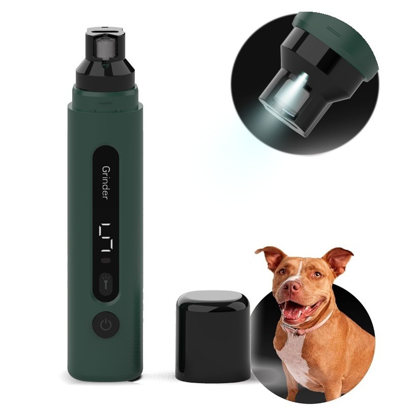 Rechargeable Electric Dog Nail Grinder – Quiet 5-Speed Pet Nail Trimmer - Image 2