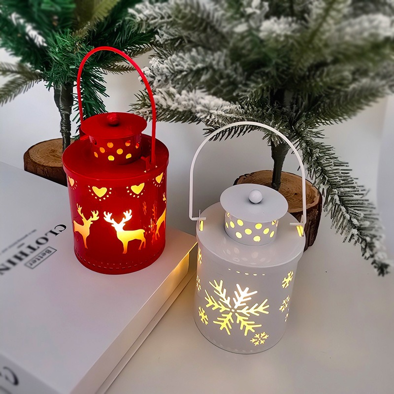 LED Christmas Candle Lanterns – Nordic Style Holiday Decorative Lights - Image 4