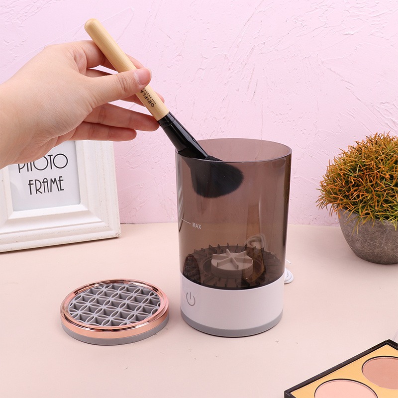 Electric Makeup Brush Cleaner – Portable USB Automatic Cosmetic Brush Cleaning Machine - Image 7