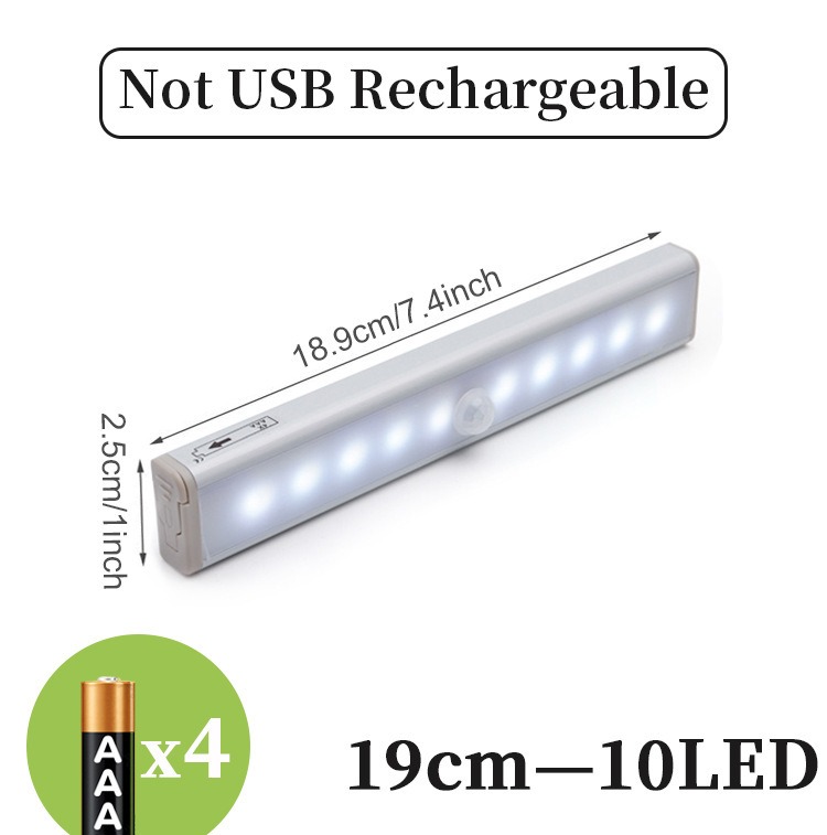 LED Sensor Light Bar – Motion Activated Wireless Under Cabinet Light - Image 2